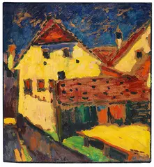 Alexej von Jawlensky, Gelbe Häuser, 1909, Oil