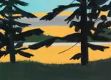 Alex Katz, Sunset 2, 2008, Oil on canvas