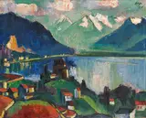 Max Pechstein, Am Genfer See, 1925, Oil on canvas
