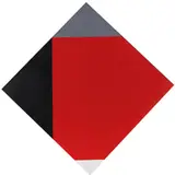 Max Bill, Rotes Quadrat in verwanderten Ecken