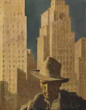 Alfons Walde, Der verlorene Sohn (Entwurf für den Buchumschlag), Wohl um 1952, Oil