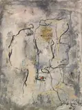 Liba by Emil Schumacher, 1959, Oil on canvas, sold Jun 2018