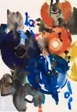 Ernst Wilhelm Nay, Ohne Titel, 1965, Watercolor