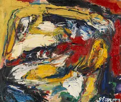 Helmut Sturm, Ohne Titel, Wohl um 1960, Oil on canvas