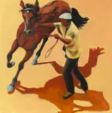 Norbert Tadeusz, Cavallo, 1998, Oil on canvas