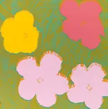 Flowers by Andy Warhol, 1970, Serigrafie auf festem Papier, sold Jun 2018