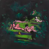 Karl Horst Hödicke, Ohne Titel (Akte sich sonnend im Park)