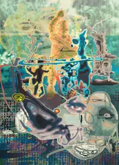 Markus Oehlen, Mala Fama, 2007, Acrylic