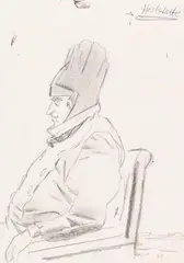 Heilstätte by Neo Rauch, 2009, Pencil drawing, sold Jun 2018