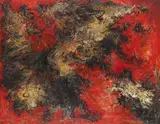 Bernard Schultze, auf Rot