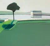 Raimonds Staprans, Tree by the River, 1992, Oil on canvas
