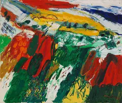 Maurice Wyckaert, Föhn, 1961, Oil on canvas