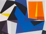 Otto Ritschl, Komposition 1957/26, 1957, Oil on canvas