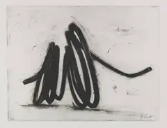 Indeterminate Lines (3-teilig) by Bernar Venet, 2016, Etching in colors, sold Jun 2018