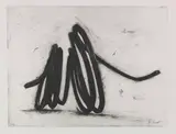 Bernar Venet, Indeterminate Lines (3-teilig), 2016, Etching in colors