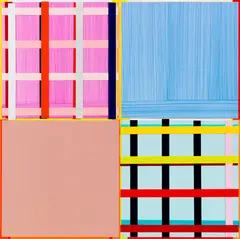 AIMMAI by Imi Knoebel, 2002/2009, Collage, sold Jun 2018