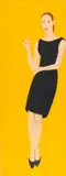 Alex Katz, Black Dress 5 (Ulla), 2015, Silkscreen in colors