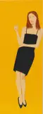 Alex Katz, Black Dress 4 (Sharon), 2015, Silkscreen in colors