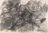 Ernst Wilhelm Nay, Kreisscheiben, 1961, Graphite drawing