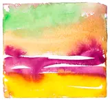 Patagonien by Günther Uecker, 1996, Watercolor, sold Jun 2018