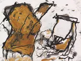 Emil Schumacher, G-65/1984, 1984, Mixed media