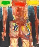 Markus Lüpertz, Rücken, 2004, Oil on canvas