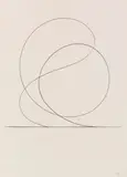 Alf Lechner, Ohne Titel, 1989, Graphite drawing