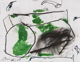 Emil Schumacher, G-13/1985, 1985, Mixed media