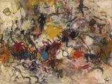 Rolf Cavael, F 5, 1963, Oil