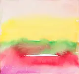 Patagonien by Günther Uecker, 1996, Watercolor, sold Jun 2018