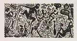 A. R. Penck, Ohne Titel, Wohl um 1980, Aquatint