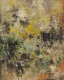 Rolf Cavael, No 60/F3, 1960, Oil on fibreboard