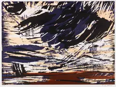 Bernd Zimmer, Monate, 1990, Woodcut
