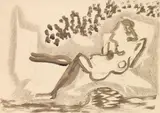 Gerhard Altenbourg, Im Liegestuhl