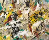 Rolf Cavael, S 4, 1975, Oil on canvas