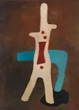Otto Ritschl, 1932/8 Komposition, 1932, Oil on fibreboard