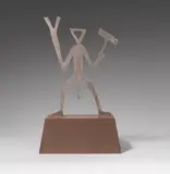 A. R. Penck, Ohne Titel, 1992, stainless steel