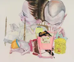 Léopold Rabus, Le Berceau, 2005, Mixed media