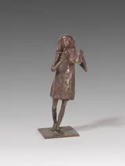 Hans Wimmer, Mädchen mit Milchtopf, 1947, Bronze