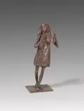 Hans Wimmer, Mädchen mit Milchtopf, 1947, Bronze