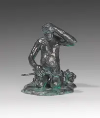 Affe mit Rose by Jörg Immendorff, 2006, Bronze, sold Jun 2018
