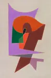 Henri Nouveau, Variation V, 1952, Gouache