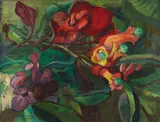 Aus der Blumenwelt by Gabriele Münter, 1919, Oil on canvas, sold Jun 2018