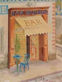 George Grosz, Marseille. Bar Baudon, 1927, Oil on canvas