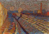 Arthur Segal, Bahndamm im Schnee