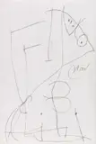 Joan Miró, Femme Oiseau, 1978, Pencil