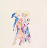 Tänzerinnen by Ernst Ludwig Kirchner, Um 1928/30, Watercolor, sold Jun 2018
