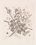 Wassily Kandinsky, Kleine Welten IX, 1922, Drypoint