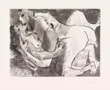 L´Etreinte by Pablo Picasso, 1963, Etching and aquatint, sold Jun 2018