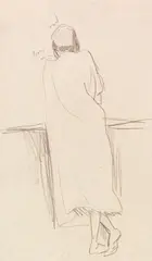 Türke 2 by August Macke, 1914, Drawing, sold Jun 2018